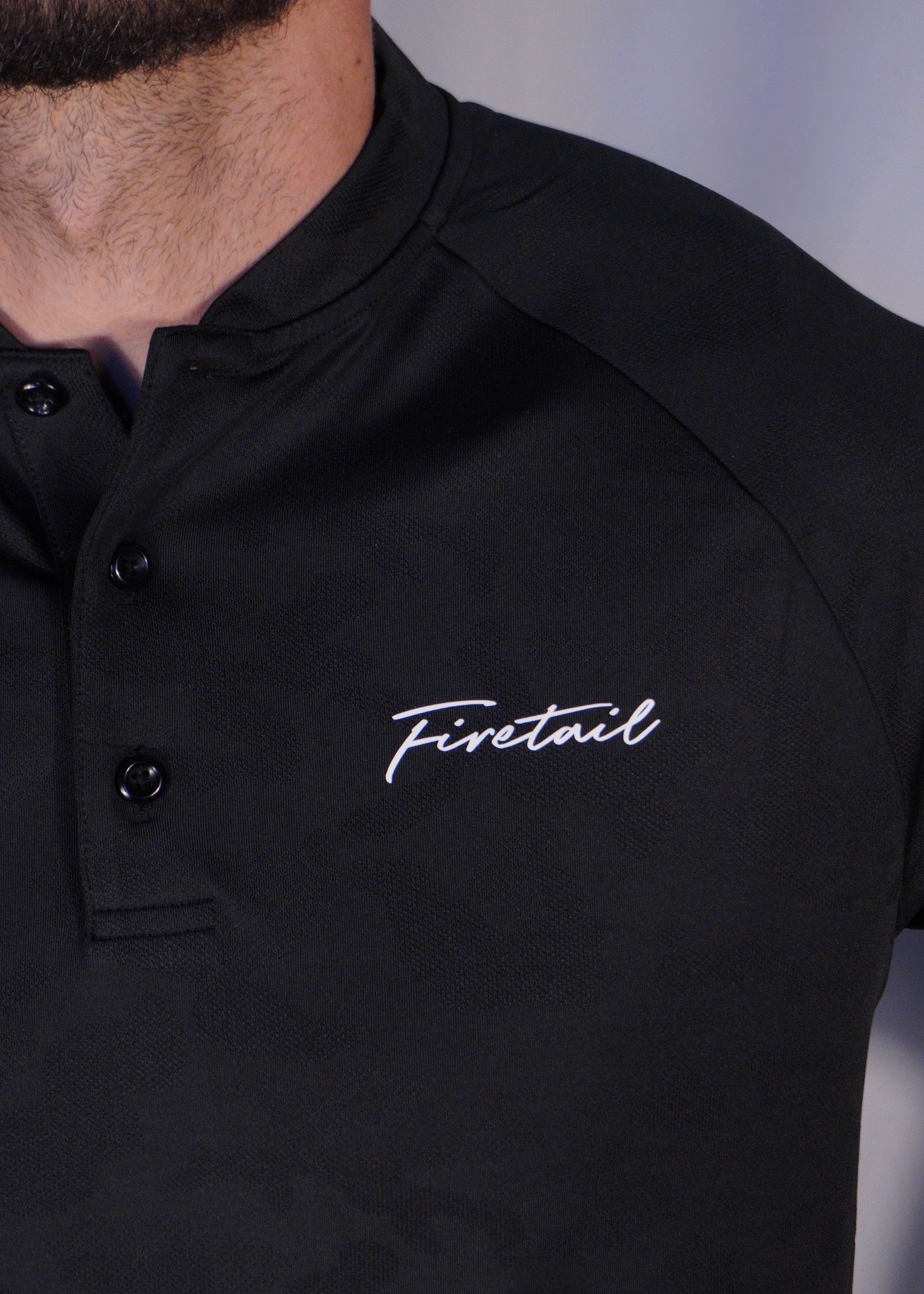 Black Camo Blade Polo