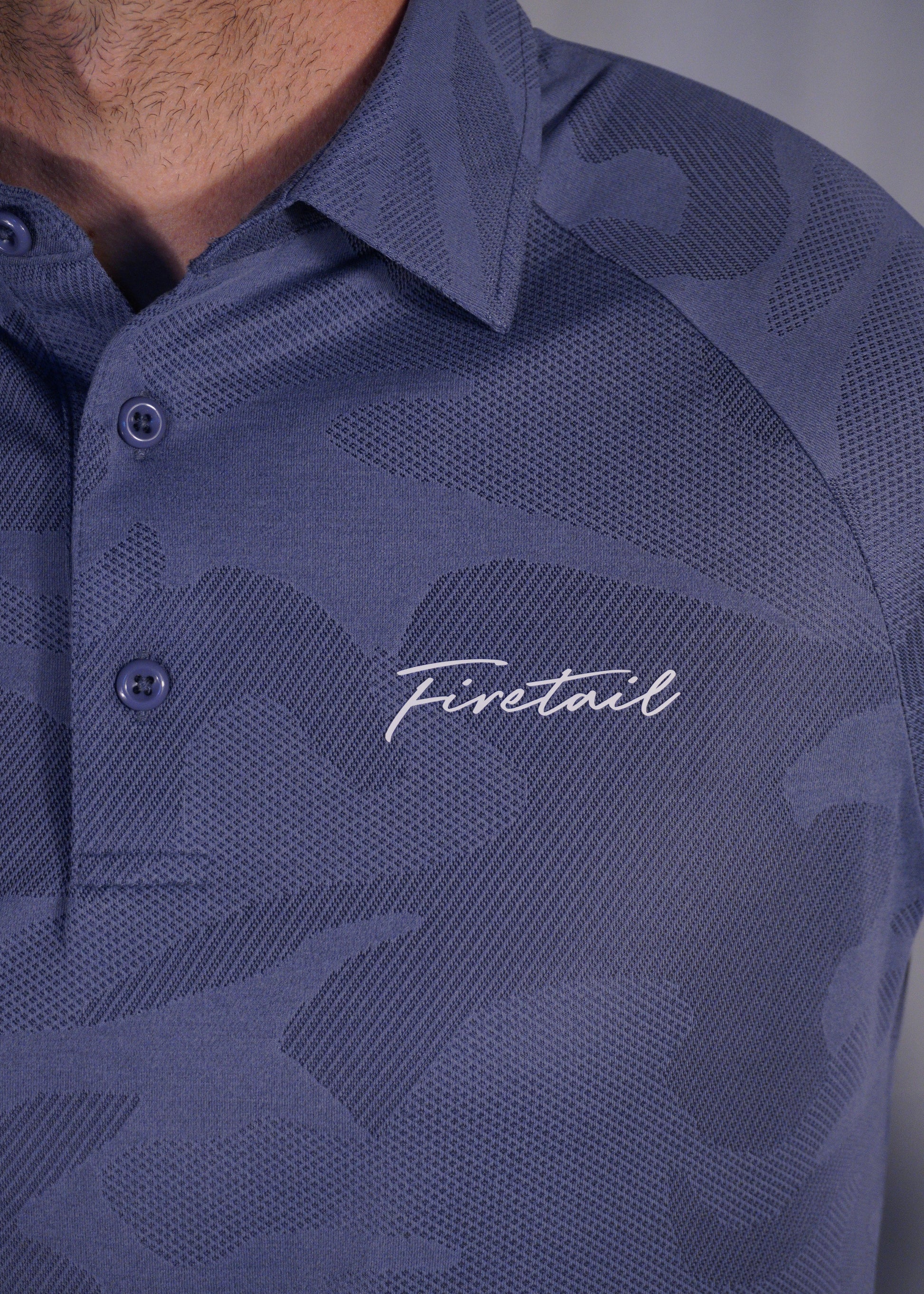 Navy Camo Polo