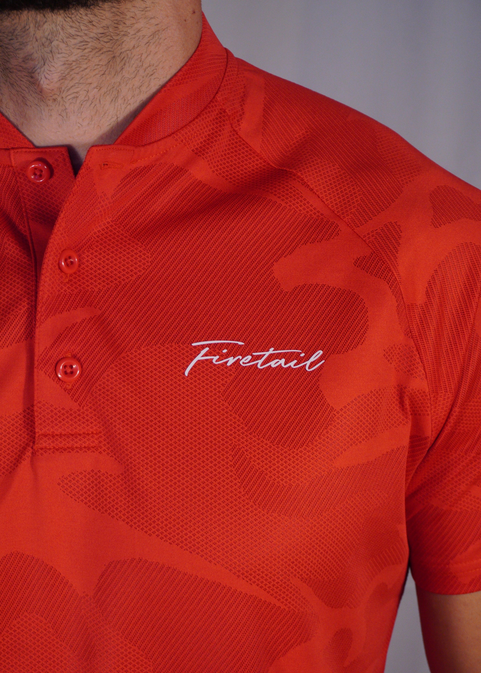 Red Camo Blade Polo