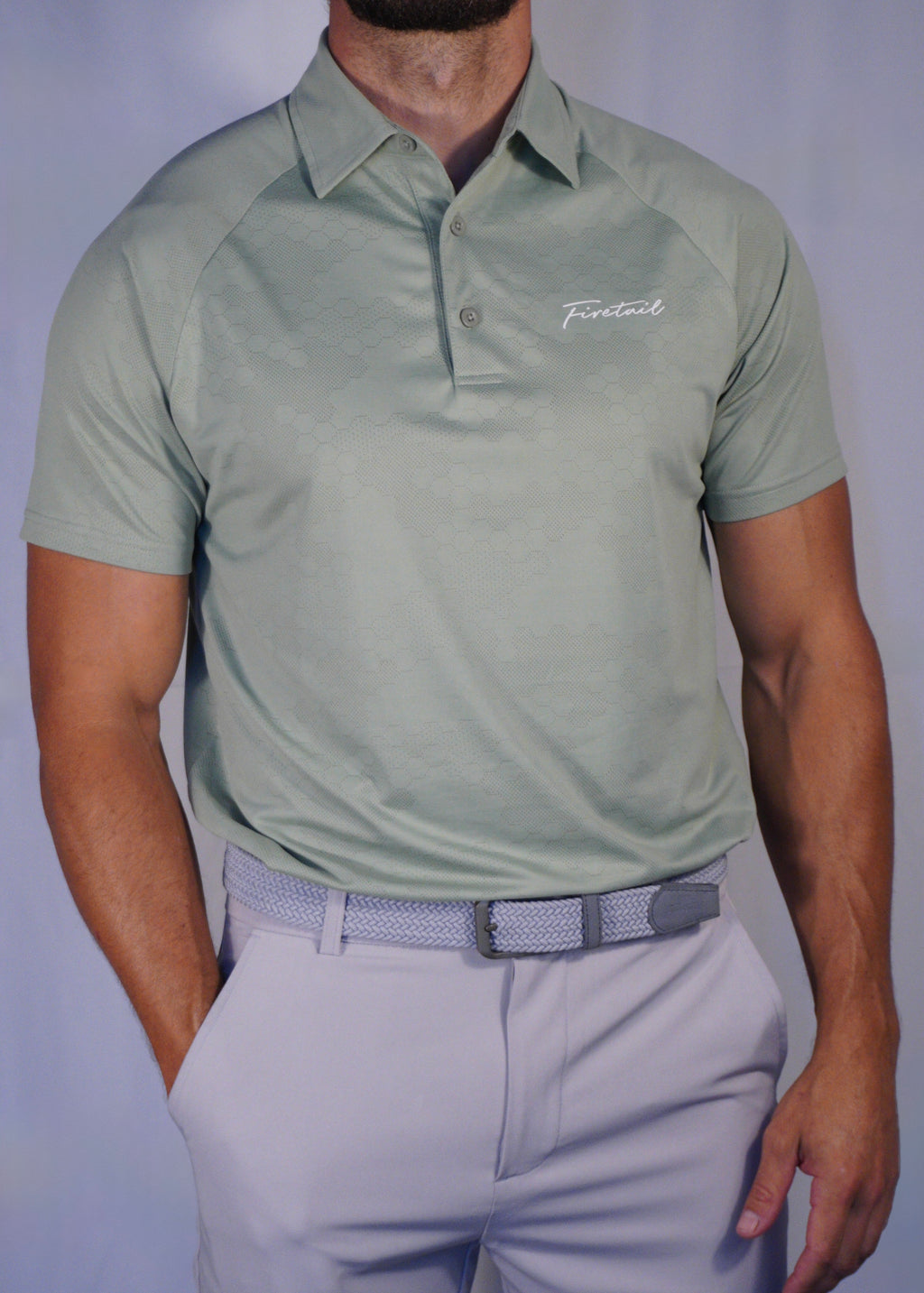 Green Hex Polo