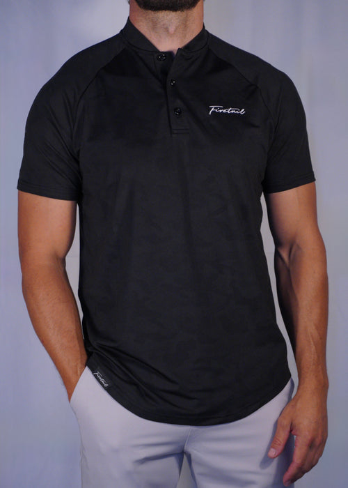 Black Camo Blade Polo